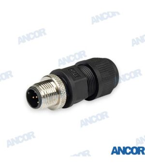 Conector Macho Nmea 2000Conector Macho Nmea 2000 - Ref: AM270110. Recambio marino.