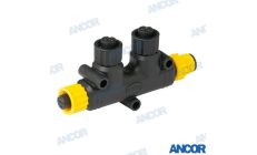 Conector T-2 Nmea 2000Conector T-2 Nmea 2000 - Ref: AM270103. Recambio marino.