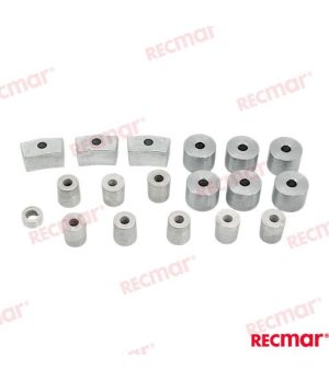 KIT ANODOS B POWERHEAD ALUMINIO