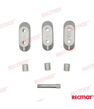 KIT ANODOS B POWERHEAD ALUMINIOKit de ánodos de sacrificio en aluminio para la protección catódica del bloque motor. Compatible 