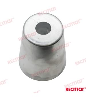ANODO RADICE HEX. EJE Ø60mm (AL)Ánodo de sacrificio hexagonal de aluminio para eje de hélice de 60 mm. Protege contra la corrosi