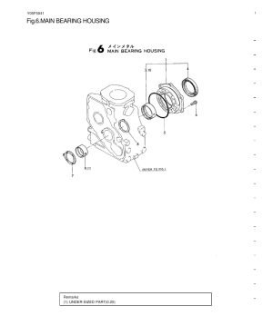 Hauptlagerschale Original Yanmar 121450-02110Pieza original Yanmar, compatible con 1GM10, 1GM10VE, 1GM10-B, 1GM10C, 1GM10L. Absc