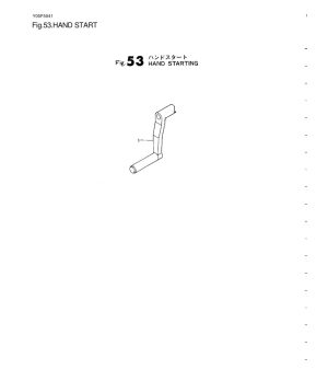 Starting Handle Original Yanmar 128170-76790Pieza original Yanmar, compatible con 1GM10, 1GM10VE, 1GM10-B, 1GM10C, 1GM10L. Secti