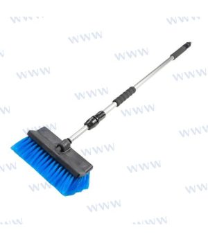 Tbrite Kit Cepillo TelescópicoTBRITE Cepillo de Lavado Telescópico de Aluminio Cuenta con conector rápido para manguera de agua 