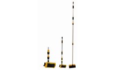 Escova Alumínio Deluxe Com Passagem De Água 130x300cmEscova grande com cabo telescópico extralongo e passagem de água. Sistema d