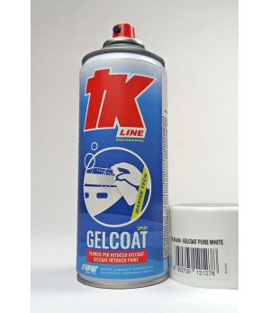 Spray Gelcoat Blanc ChaudPeinture spéciale haute densité en aérosol pour retouches rapides de pièces gelcoat oxydé.