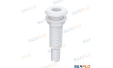 Passa-casco com Grelha 3/4" - 110 mmPassa-casco de plástico reforçado 3/4" (reto), longitud 110 mm. Com grelha integrada para to