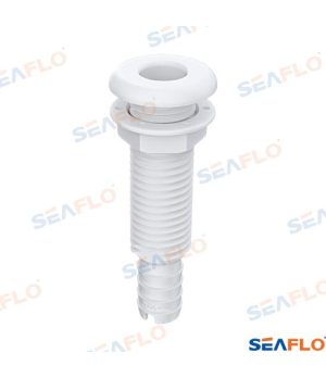 Passa-casco com Grelha 3/4" - 110 mmPassa-casco de plástico reforçado 3/4" (reto), longitud 110 mm. Com grelha integrada para to