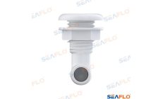 Passascafo 90º con Griglia 3/4" - 54 mmPassascafo in plastica rinforzata 3/4" (gomito 90°), longitud 54 mm. Con griglia integrat