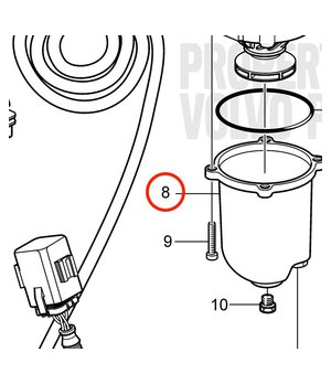 Tazón Original Volvo Penta 3838849
