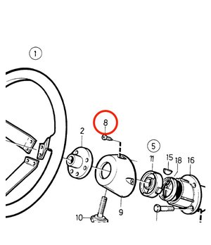 Tornillo Cruz Original Volvo Penta 965325