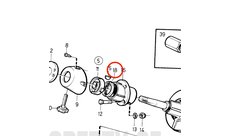 Tuerca Original Volvo Penta 3851614