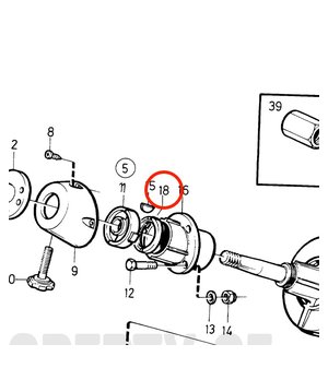 Tuerca Original Volvo Penta 3851614