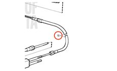 Cable de Dirección Original Volvo Penta 3840246