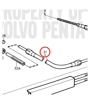 Cable Original Volvo Penta 853387