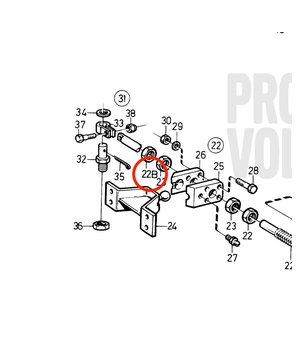 Tuerca Original Volvo Penta 850778