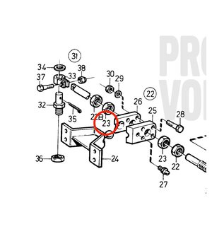 Tuerca Original Volvo Penta 853306