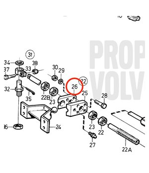 Fijación Original Volvo Penta 828854