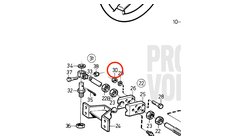 Tuerca de Sujeción Original Volvo Penta 963105