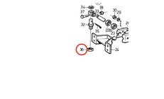 Tuerca de Sujeción Original Volvo Penta 963119