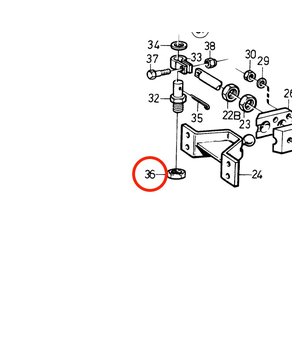 Tuerca de Sujeción Original Volvo Penta 963119