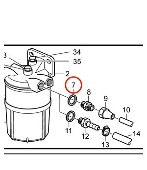Junta Original Volvo Penta 18817