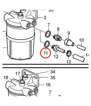 Junta Original Volvo Penta 957177