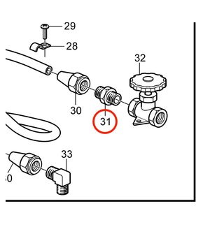 Niple Original Volvo Penta 954336