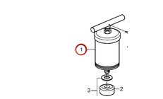 Prensa de Grasa Original Volvo Penta 827184