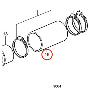 Manguera Original Volvo Penta 825673