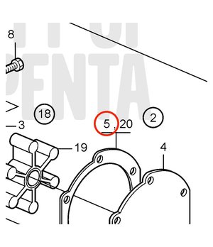 Junta Original Volvo Penta 840385