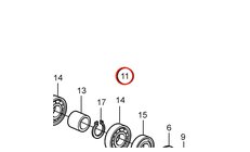 Eje Original Volvo Penta 21951418