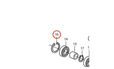 Circlip Original Volvo Penta 914515