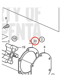 Junta Original Volvo Penta 819959