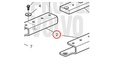 Soporte de Motor Original Volvo Penta 22512149