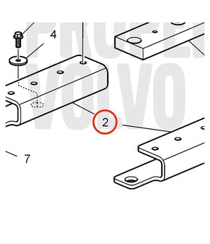 Soporte de Motor Original Volvo Penta 22512149
