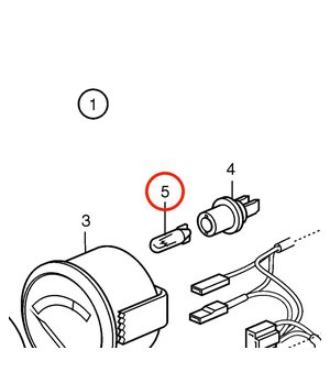 Bombilla Original Volvo Penta 863946