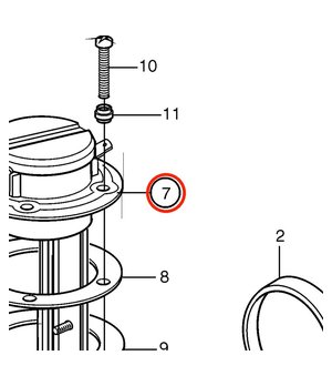 Sensor de Tanque Original Volvo Penta 834389
