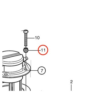 Junta Original Volvo Penta 834481
