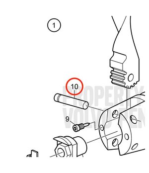 Eje Original Volvo Penta 3855528