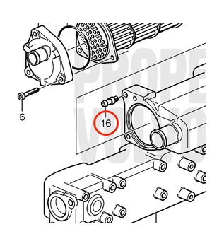 Tubo Original Volvo Penta 3842014