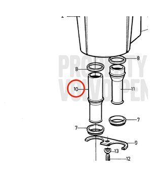 Tubo de Conexión Original Volvo Penta 3888859