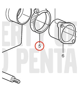 Clip Original Volvo Penta 21246695