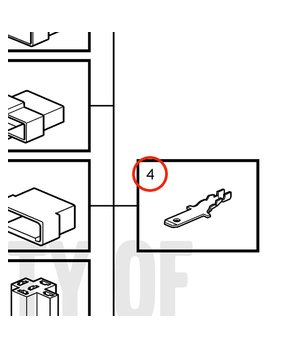Espiga Terminal Original Volvo Penta 973117