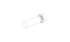 Tornillo Hexagonal Original Volvo Penta 963580