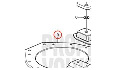 Bancada de Motor Original Volvo Penta 3842284