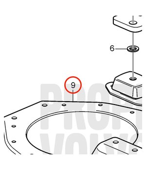 Bancada de Motor Original Volvo Penta 3842284