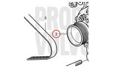 Polea Original Volvo Penta 3818957