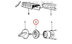 Tuerca Plástica Original Volvo Penta 859955