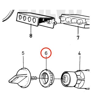 Tuerca Plástica Original Volvo Penta 859955